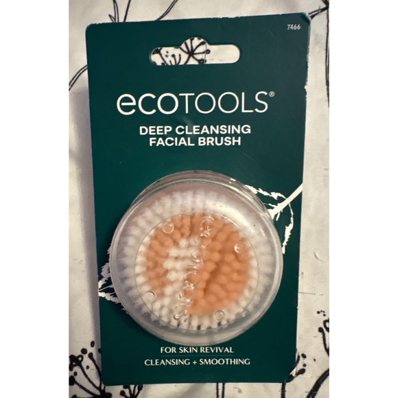 NEW Ecotools Deep Cleansing Facial Brush - Best for Reviving Dull Skin, Pink - Picture 1 of 2